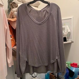 Z Supply Medium Gray Lightweight sweater NWT